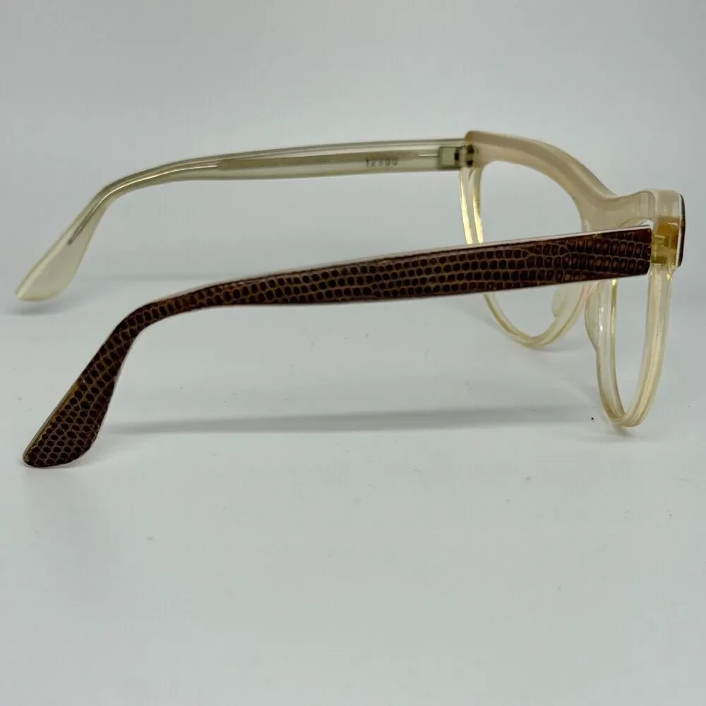 VINTAGE Prince Michel de Bourbon designer sunglasses snakeskin detail‎ H441